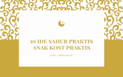 10 Ide Sahur Praktis Anak Kos, Hemat dan Lezat