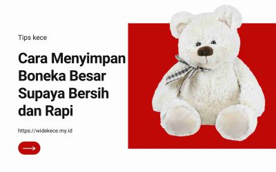 Cara Menyimpan Boneka Besar Supaya Bersih dan Rapi