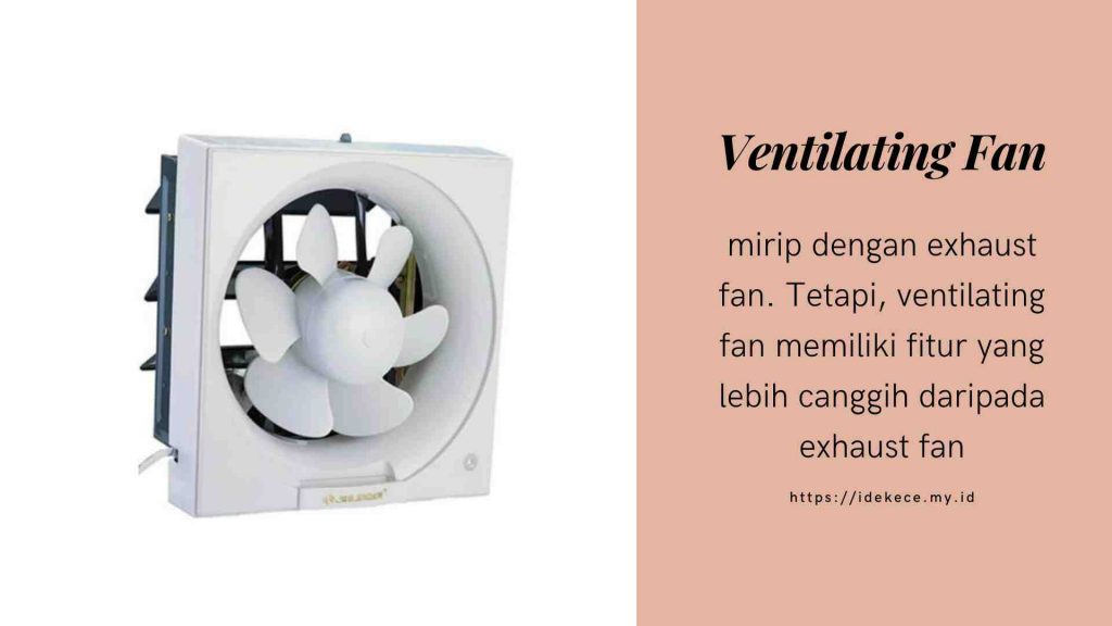 jenis pendingin ruangan ventilating fan